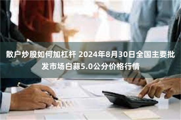 散户炒股如何加杠杆 2024年8月30日全国主要批发市场白蒜5.0公分价格行情