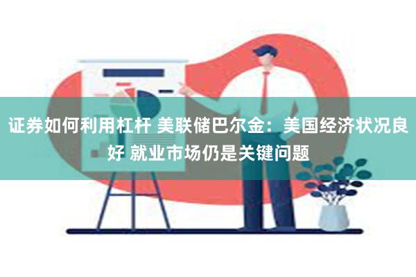 证券如何利用杠杆 美联储巴尔金：美国经济状况良好 就业市场仍是关键问题